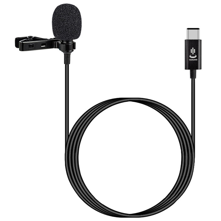 ไมโครโฟนคอนเดนเซอร์ลดเสียงรบกวนอัจฉริยะ YICHUANG YC-LM10 USB-C / Type-C ความยาวสาย: 1.5m, YC-LM10