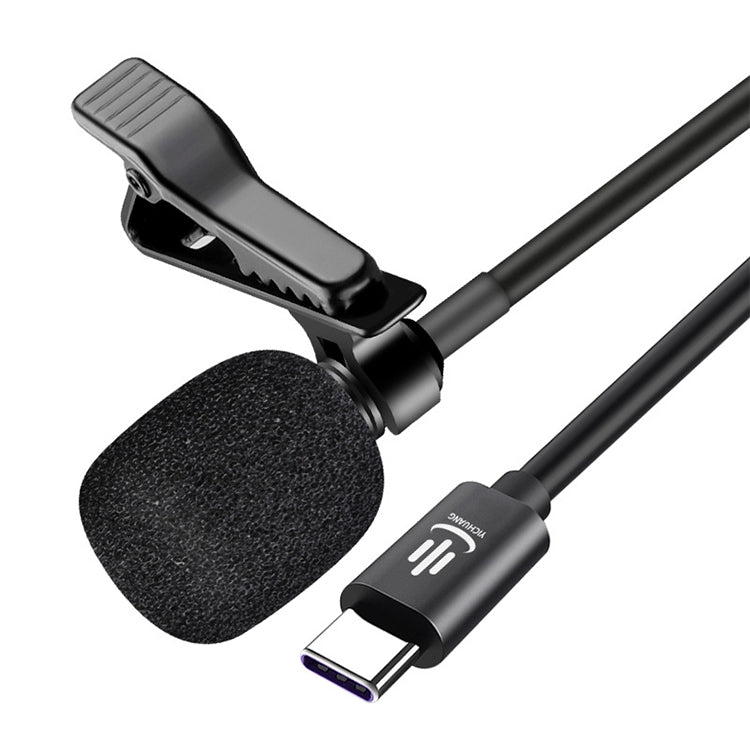 ไมโครโฟนคอนเดนเซอร์ลดเสียงรบกวนอัจฉริยะ YICHUANG YC-LM10 USB-C / Type-C ความยาวสาย: 1.5m, YC-LM10
