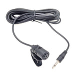 ZJ002MR หูฟังลำโพงไมโครโฟนลาวาเลียร์แบบมีสายสำหรับรถยนต์ พร้อมปลั๊กตรง 3.5 มม. แบบโมโน ความยาว 3 เมตร