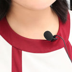 ZJ002MR หูฟังลำโพงไมโครโฟนลาวาเลียร์แบบมีสายสำหรับรถยนต์ พร้อมปลั๊กตรง 3.5 มม. แบบโมโน ความยาว 3 เมตร