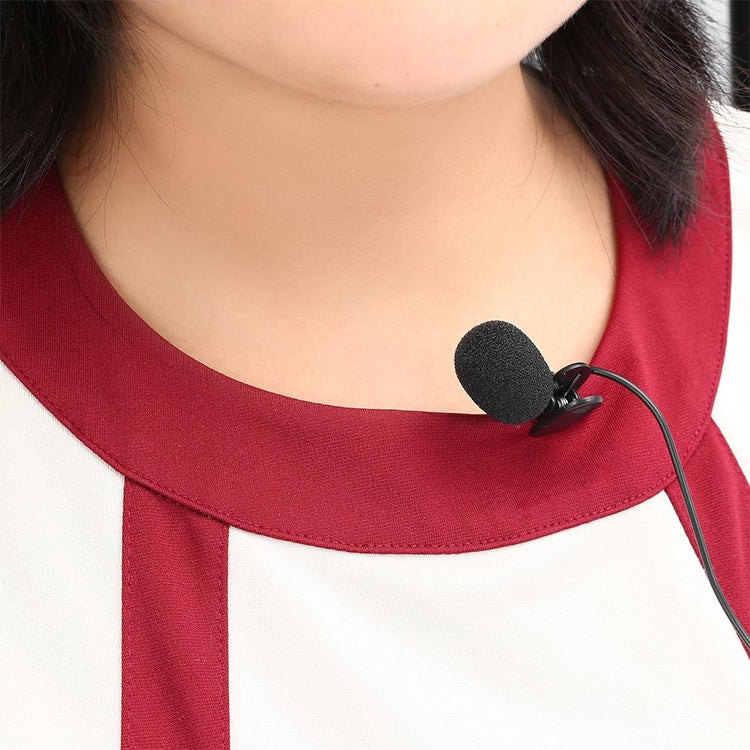 ZJ002MR หูฟังลำโพงไมโครโฟนลาวาเลียร์แบบมีสายสำหรับรถยนต์ พร้อมปลั๊กตรง 3.5 มม. แบบโมโน ความยาว 3 เมตร