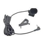 ZJ015MR ไมโครโฟนแบบมีสายสำหรับรถยนต์ พร้อมปลั๊กมุม 2.5 มม. แบบโมโน ความยาว 3 เมตร