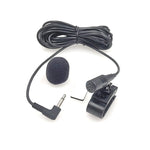ไมโครโฟนลาวาเลียร์โมโนแบบติดหนีบ ZJ025MR สำหรับ GPS รถยนต์ / เครื่องเสียงบลูทูธ DVD ภายนอก ความยาวสาย: 3 ม., แจ็ค 2.5 มม. แบบข้อศอก 90 องศา, แจ็ค 2.5 มม. แบบข้อศอก โมโน