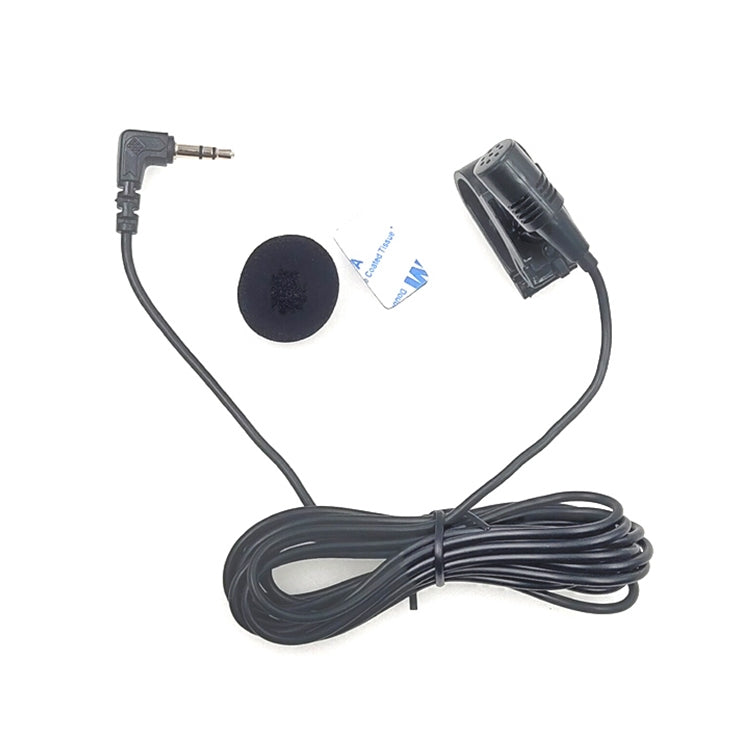ไมโครโฟนลาวาเลียร์สเตอริโอแบบติดหนีบ ZJ025MR สำหรับ GPS รถยนต์ / เครื่องเสียงบลูทูธ DVD ภายนอก ความยาวสาย: 3 ม., แจ็ค 2.5 มม. แบบข้อศอก 90 องศา, แจ็ค 2.5 มม. แบบข้อศอก สเตอริโอ