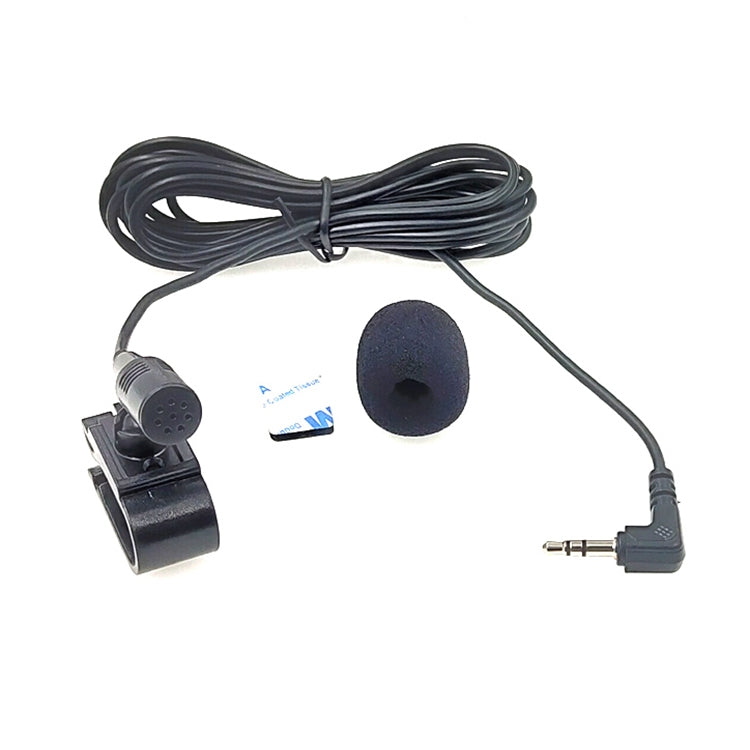 ไมโครโฟนลาวาเลียร์สเตอริโอแบบติดหนีบ ZJ025MR สำหรับ GPS รถยนต์ / เครื่องเสียงบลูทูธ DVD ภายนอก ความยาวสาย: 3 ม., แจ็ค 2.5 มม. แบบข้อศอก 90 องศา, แจ็ค 2.5 มม. แบบข้อศอก สเตอริโอ