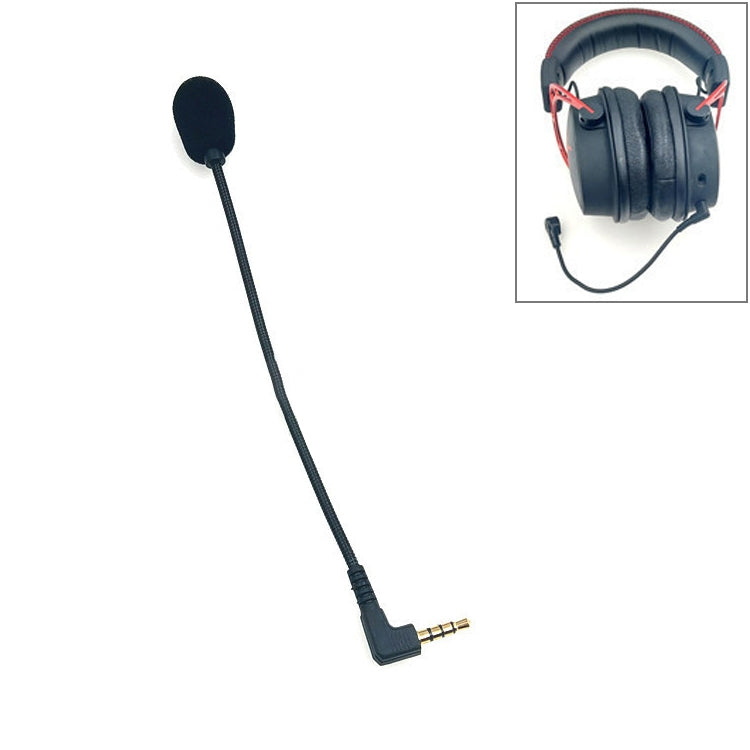 ZJ033MR-03 หูฟังเกมมิ่งพร้อมไมโครโฟนสด หัวเสียบมุม 4 ระดับ 3.5 มม. ยาว 19 ซม.