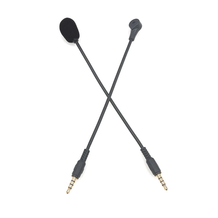 ZJ033MR-03 หูฟังเกมมิ่งพร้อมไมโครโฟนสด หัวเสียบตรง 4 ระดับ 3.5 มม. ยาว 19 ซม.