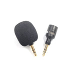 ZJ052MR-01 ไมโครโฟนตรงขนาดเล็ก 3.5 มม. สำหรับโทรศัพท์มือถือ แท็บเล็ต เครื่องเล่นเกม แบบสเตอริโอ