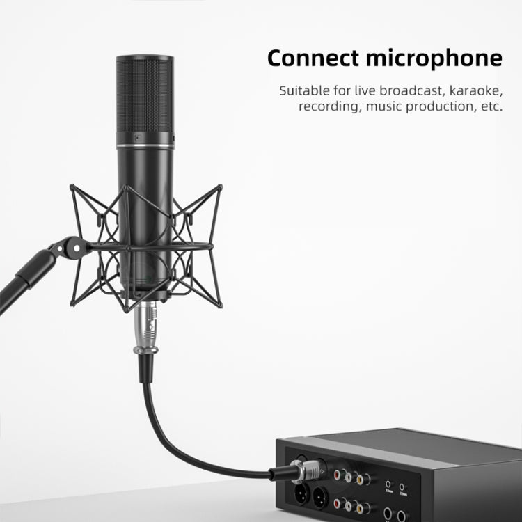 สายไมโครโฟน XLR 3 ขา ตัวผู้เป็นตัวเมีย ยาว 5 เมตร