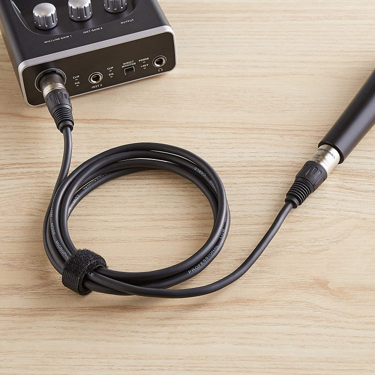 สายไมโครโฟน XLR 3 ขา ตัวผู้เป็นตัวเมีย ยาว 3 เมตร