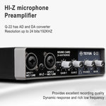 ไมโครโฟนคอมพิวเตอร์ USB TEYUN Q-22 พร้อมการ์ดเสียงภายนอก, Q-22
