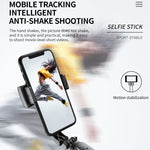 ไม้กันสั่น Gimbal Q08 พร้อมรีโมทบลูทูธ ขาตั้งกล้อง ไม้เซลฟี่, Q08 (สีดำ), Q08 (สีขาว)