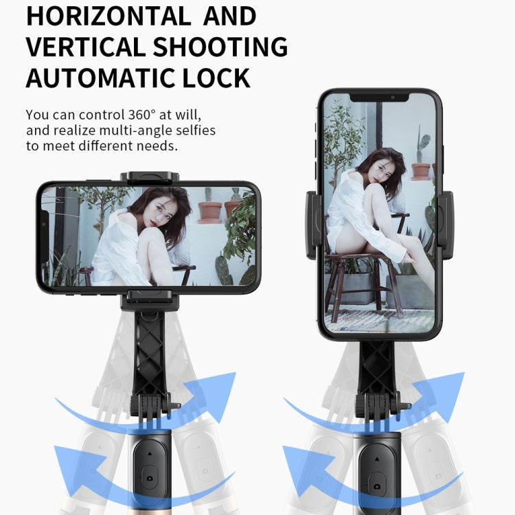 ไม้กันสั่น Gimbal Q08 พร้อมรีโมทบลูทูธ ขาตั้งกล้อง ไม้เซลฟี่, Q08 (สีดำ), Q08 (สีขาว)