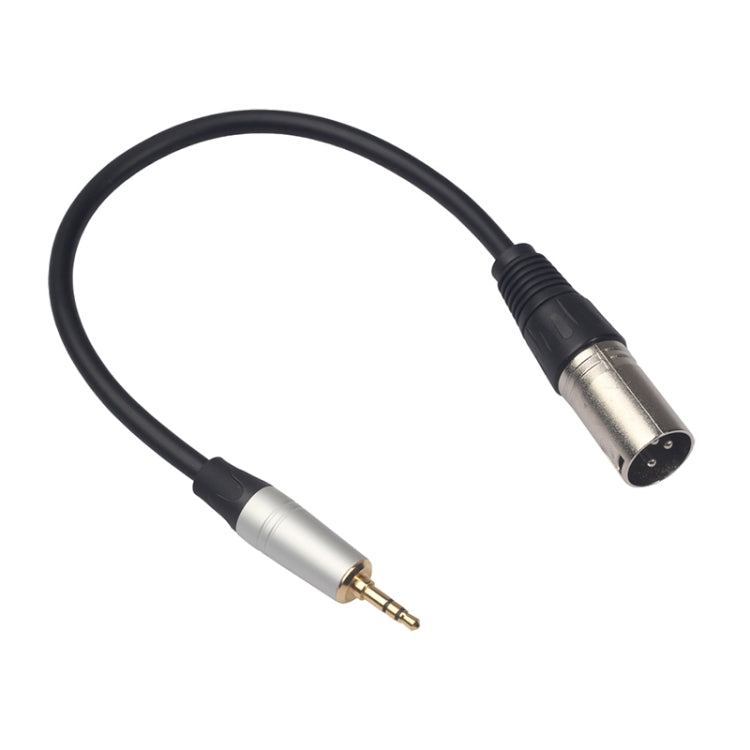 สายเสียง TC210KM173 3.5mm ตัวผู้ไป XLR ตัวผู้ ความยาว 0.3m, 3.5mm ตัวผู้ไป XLR ตัวผู้