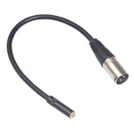 สายเสียง 3.5 มม. ตัวเมียเป็น XLR ตัวผู้ รุ่น TC227K17-03 ยาว 0.3 ม.