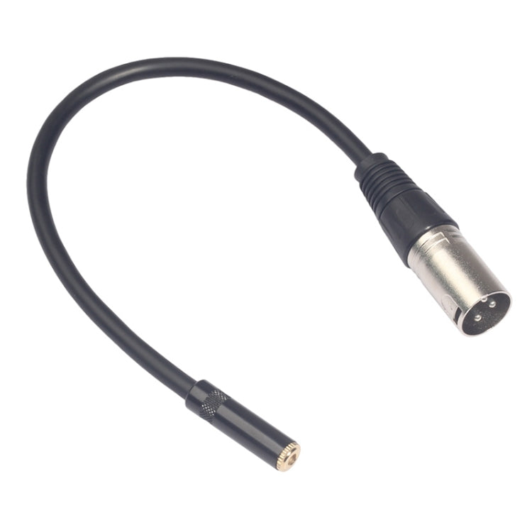 สายเสียง 3.5 มม. ตัวเมียเป็น XLR ตัวผู้ รุ่น TC227K17-03 ยาว 0.3 ม.