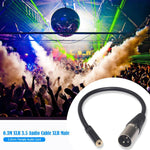 สายเสียง 3.5 มม. ตัวเมียเป็น XLR ตัวผู้ รุ่น TC227K17-03 ยาว 0.3 ม.
