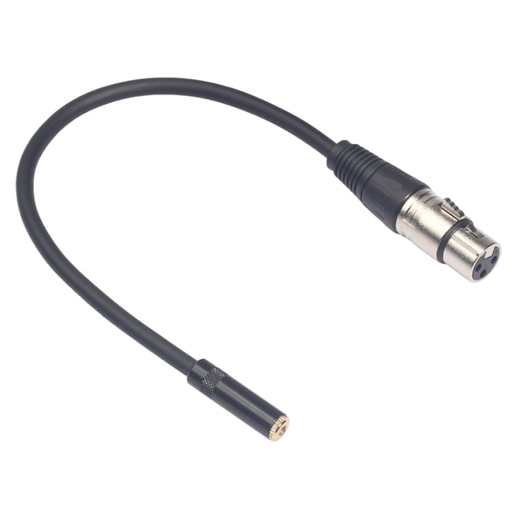 สายสัญญาณเสียง TC227K18-03 3.5 มม. ตัวเมียไปยัง XLR ตัวเมีย ความยาว: 0.3 ม.