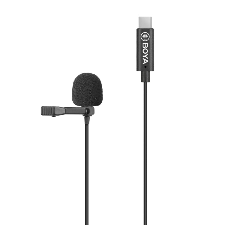 BOYA BY-M3-OP ไมโครโฟนลาวาเลียร์ดิจิทัลแบบหนีบ สำหรับ DJI OSMO Pocket, BY-M3-OP