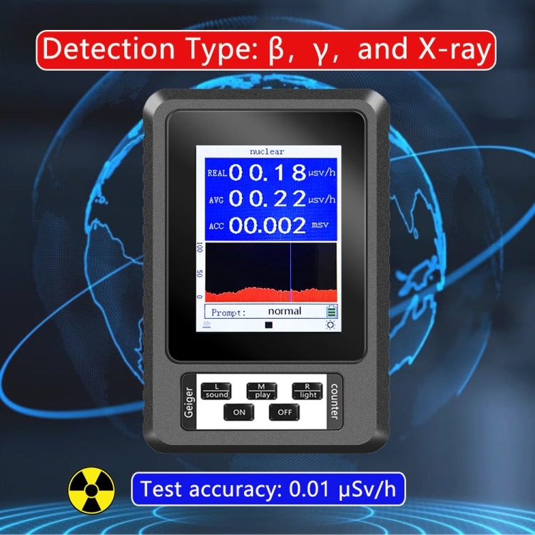 เครื่องตรวจจับรังสีปรมาณูดิจิทัล XR1-B