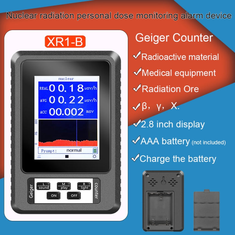 เครื่องตรวจจับรังสีปรมาณูดิจิทัล XR1-B