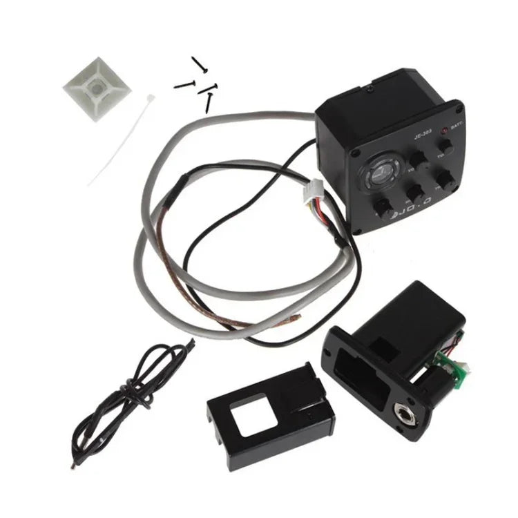 JOYO JE-303 ปิ๊กอัพกีตาร์พร้อม EQ 3 แบนด์, พรีแอมป์, เครื่องตั้งสาย และฟังก์ชันจูนเนอร์, JE-303