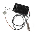 JOYO JE-307 ปิ๊กอัพกีตาร์ พร้อมอีควอไลเซอร์ 5 แบนด์ สำหรับกีตาร์โฟล์ค, EQ กีตาร์โปร่ง, พรีแอมป์, จูนเนอร์ดิจิทัลไฟฟ้า, JE-307