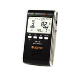 JOYO JM-90 เมโทรโนมดิจิทัลแบบพกพา พร้อมไฟ LED แสดงสถานะ ชาร์จได้ คลิปหนีบ สำหรับกีตาร์ ไวโอลิน อูคูเลเล่, JM-90 (สีดำ), JM-90 (สีขาว)