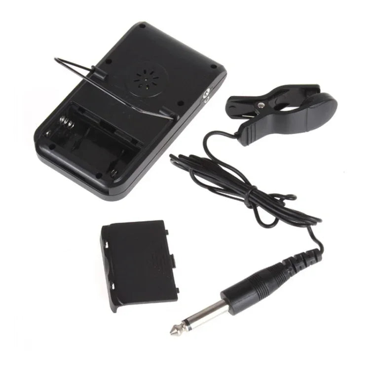 JOYO JMT-555B เมโทรโนมดิจิทัลจูนเนอร์โครมาติก พร้อมจอ LCD มีไฟหลัง และเครื่องกำเนิดเสียง 3-in-1 สำหรับกีตาร์ ไวโอลิน อูคูเลเล่, JMT-555B