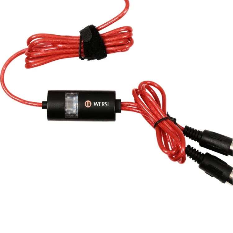 สาย USB MIDI WERSI UM-18 MidiPort สาย Midi เปียโนไฟฟ้า กลองอิเล็กทรอนิกส์ แก้ไขเพลง ความยาว: 2ม.