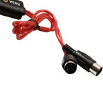 สาย USB MIDI WERSI UM-18 MidiPort สาย Midi เปียโนไฟฟ้า กลองอิเล็กทรอนิกส์ แก้ไขเพลง ความยาว: 2ม.