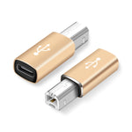 อะแดปเตอร์ Type-C ตัวเมียเป็น MIDI ตัวผู้ สำหรับเครื่องดนตรีอิเล็กทรอนิกส์