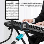 อะแดปเตอร์ Type-C ตัวเมียเป็น MIDI ตัวผู้ สำหรับเครื่องดนตรีอิเล็กทรอนิกส์