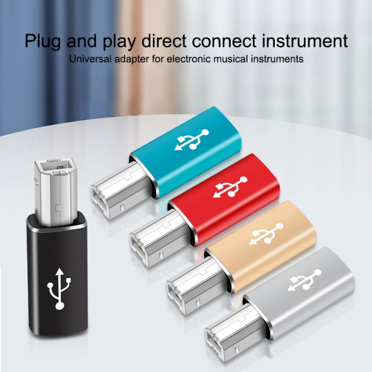 อะแดปเตอร์ Type-C ตัวเมียเป็น MIDI ตัวผู้ สำหรับเครื่องดนตรีอิเล็กทรอนิกส์