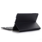 A03 สำหรับ iPad mini 3 / 2 / 1 เคสแท็บเล็ตพับแนวนอน ABS บางพิเศษสากล + คีย์บอร์ดบลูทูธ