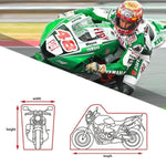 210D Oxford Cloth Motorcycle Electric Car Rainproof Dust-proof Cover, Size: XXL, Size: XXL
