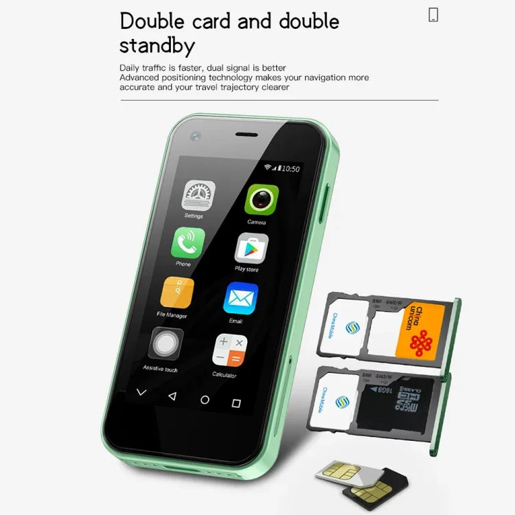 โทรศัพท์ขนาด 2.5 นิ้ว MTK6580 Quad Core สูงสุด 1.3GHz, บลูทูธ, WiFi, FM, เครือข่าย: 3G, ซิมคู่, P40