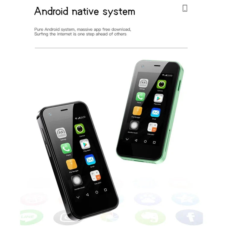 โทรศัพท์ขนาด 2.5 นิ้ว MTK6580 Quad Core สูงสุด 1.3GHz, บลูทูธ, WiFi, FM, เครือข่าย: 3G, ซิมคู่, P40