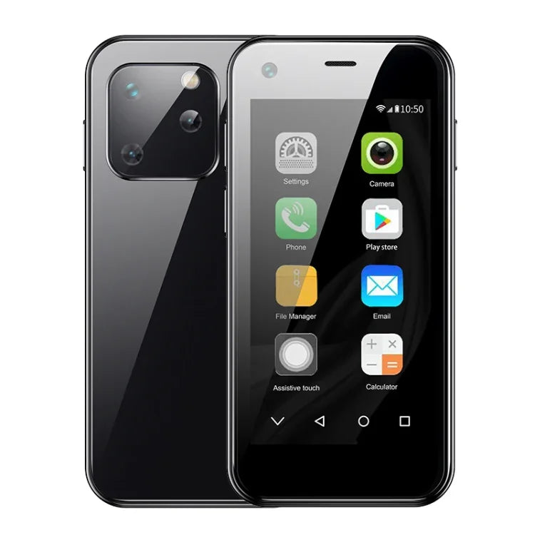 โทรศัพท์ขนาด 2.5 นิ้ว MTK6580 Quad Core สูงสุด 1.3GHz, บลูทูธ, WiFi, FM, เครือข่าย: 3G, ซิมคู่, XS13