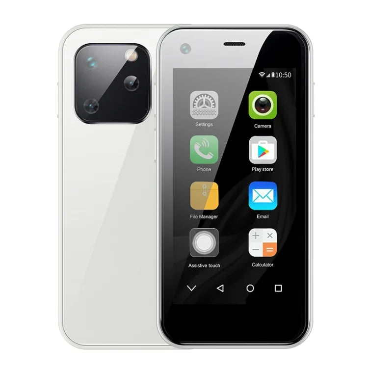 โทรศัพท์ขนาด 2.5 นิ้ว MTK6580 Quad Core สูงสุด 1.3GHz, บลูทูธ, WiFi, FM, เครือข่าย: 3G, ซิมคู่, XS13