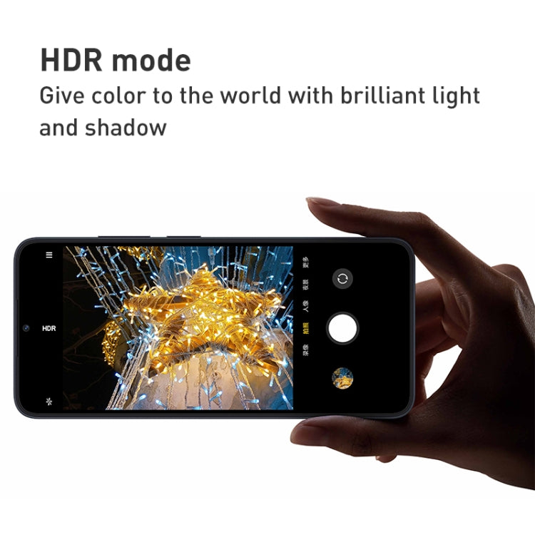 แบตเตอรี่ 5000mAh, สแกนใบหน้าและลายนิ้วมือ, หน้าจอ 6.71 นิ้ว MIUI 13 MediaTek Helio G85 Octa Core สูงสุด 2.0GHz, เครือข่าย: 4G, ซิมคู่, ไม่รองรับ Google Play, 4GB+128GB