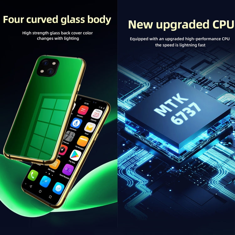 สแกนใบหน้าอินฟราเรด, โทรศัพท์ Android 6.0 ขนาด 3.46 นิ้ว MTK6737 Quad Core สูงสุด 1.1GHz, บลูทูธ, WiFi, FM, เครือข่าย: 4G, GPS, ซิมคู่, 3GB+64GB