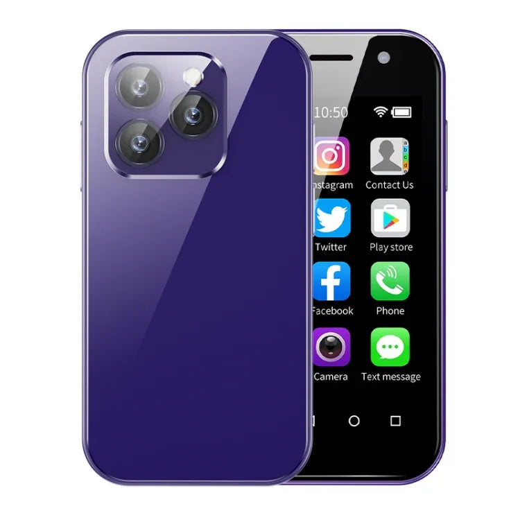 สแกนใบหน้า, หน้าจอ 3.0 นิ้ว Android 9.0 MTK6739CW Quad Core สูงสุด 1.28GHz, OTG, เครือข่าย: 4G, ซิมคู่, รองรับ Google Play, 3GB+32GB