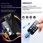 สแกนใบหน้า, หน้าจอ 3.0 นิ้ว Android 9.0 MTK6739CW Quad Core สูงสุด 1.28GHz, OTG, เครือข่าย: 4G, ซิมคู่, รองรับ Google Play, 3GB+64GB