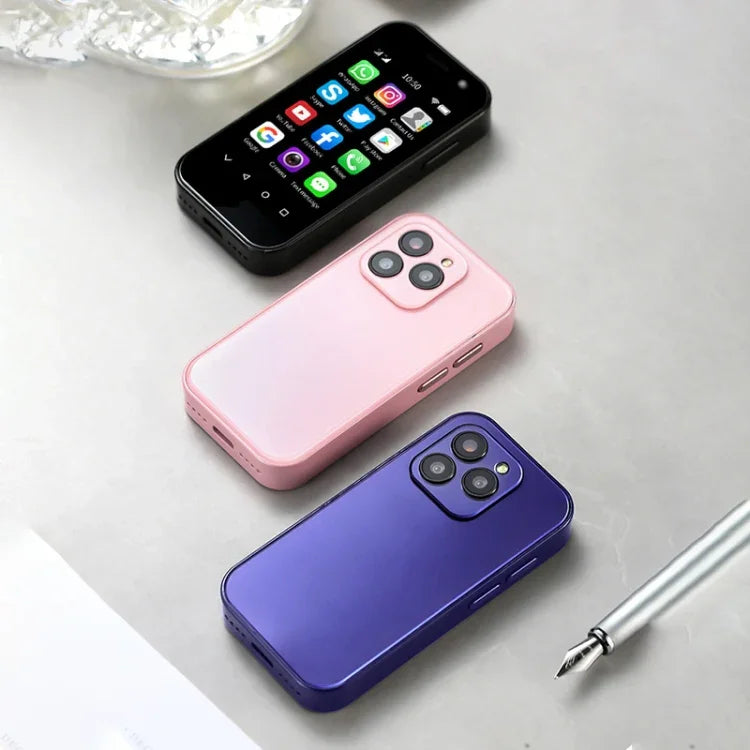 สแกนใบหน้า, หน้าจอ 3.0 นิ้ว Android 9.0 MTK6739CW Quad Core สูงสุด 1.28GHz, OTG, เครือข่าย: 4G, ซิมคู่, รองรับ Google Play, 3GB+64GB