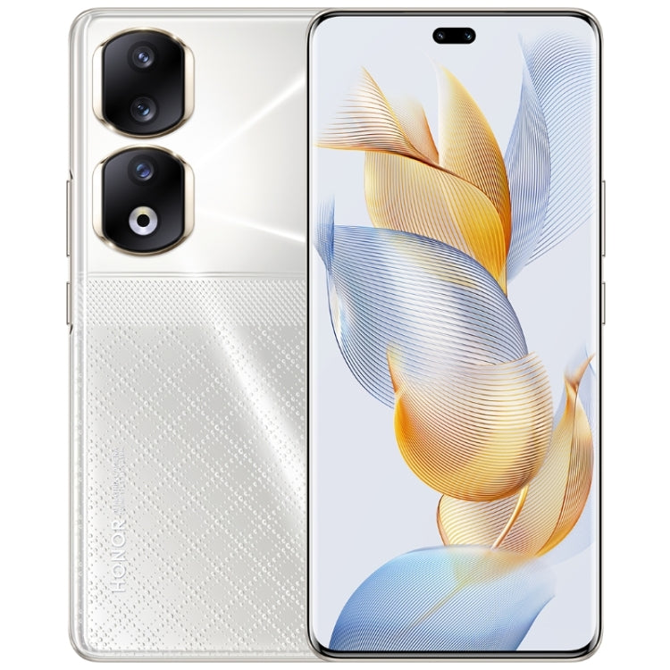 กล้องหลังสามตัว + กล้องหน้าคู่, สแกนลายนิ้วมือบนหน้าจอ, หน้าจอ 6.78 นิ้ว Magic UI 7.1 Android 13 Qualcomm Snapdragon 8+ Gen 1 Octa Core สูงสุด 3.0GHz, เครือข่าย: 5G, OTG, NFC, ไม่รองรับ Google Play, Honor 90 Pro 5G 12GB+256GB