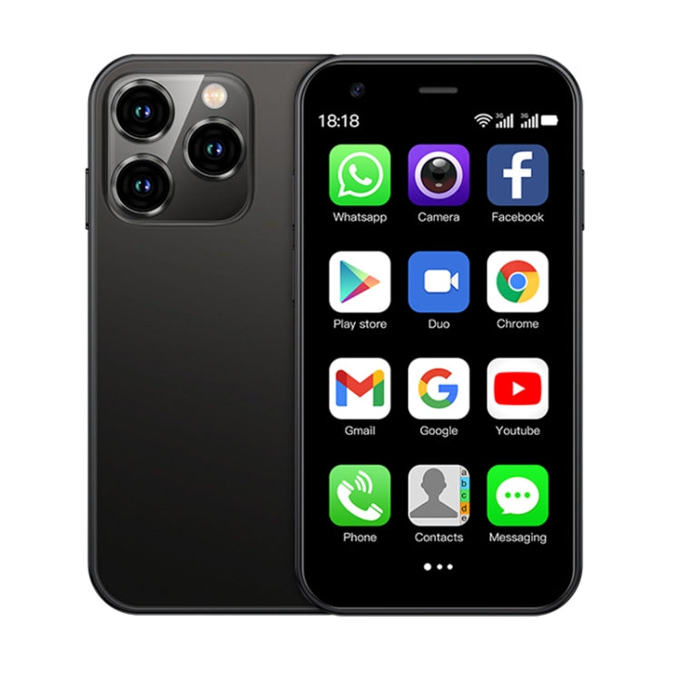 หน้าจอ 3.0 นิ้ว Android 8.1 MTK6580 Quad Core สูงสุด 1.3GHz, บลูทูธ, WiFi, GPS, เครือข่าย: 3G, ซิมคู่, SOYES XS15