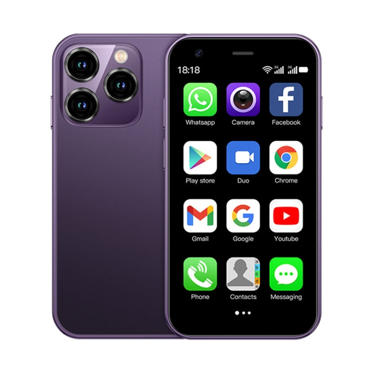หน้าจอ 3.0 นิ้ว Android 8.1 MTK6580 Quad Core สูงสุด 1.3GHz, บลูทูธ, WiFi, GPS, เครือข่าย: 3G, ซิมคู่, SOYES XS15