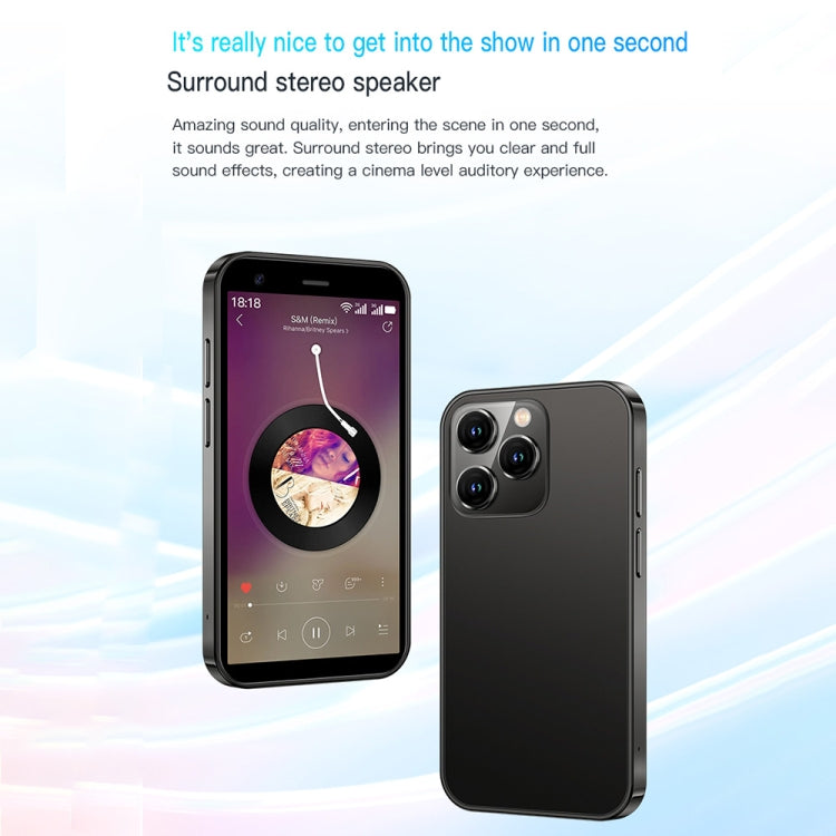 หน้าจอ 3.0 นิ้ว Android 8.1 MTK6580 Quad Core สูงสุด 1.3GHz, บลูทูธ, WiFi, GPS, เครือข่าย: 3G, ซิมคู่, SOYES XS15