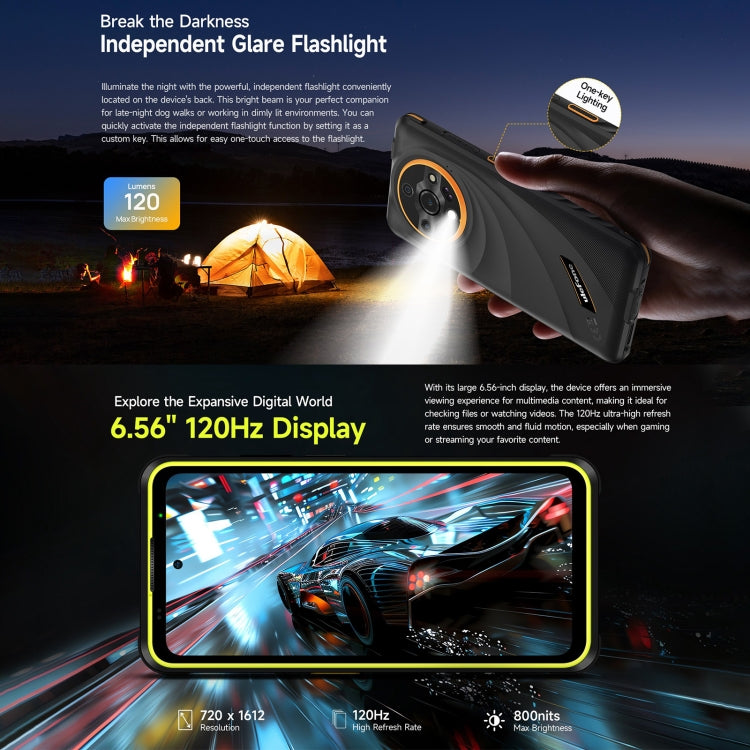 Ulefone Armor X31 Pro 5G, 8GB+256GB, กล้องมองกลางคืน, โทรศัพท์กันน้ำกันฝุ่น IP68/IP69K, 6.56 นิ้ว Android 14 MediaTek Dimensity 6300 Octa Core, เครือข่าย: 5G, NFC, OTG, Armor X31 Pro